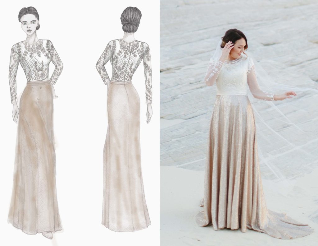 How The Transforming Wedding Dress Was Designed For 'Ready Or Not ...